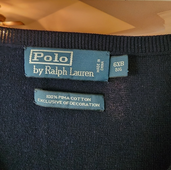 Men's Polo V-Neck Sweater Vest - Picture 3 of 3